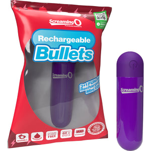 Screaming O Rechargeable Bullets - Purple