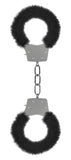 Pleasure Furry Handcuffs - Black