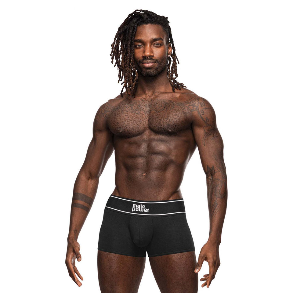Modal Rib Pouch Short - Small - Black