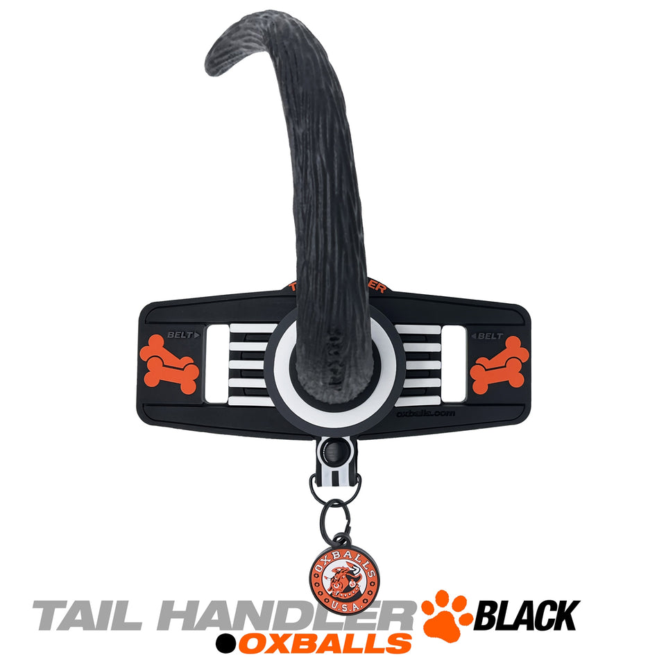 Tail Handler - Belt Strap Show Tail - Black