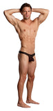 Euro Male Mini Pouch Thong - Small-Medium - Black