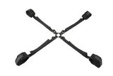 Velvet Noir Adjustable Hog Tie and Cuff Set