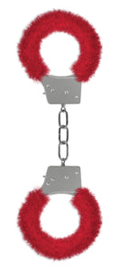 Beginner's Furry Handcuffs - Red