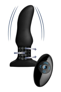 Model M Curved Rimming Plug With Remote Control