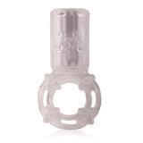 Big Omg Vibrating Ring - Clear - 6 Count Box