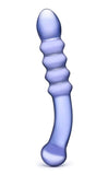 Purple Rain Ribbed Dildo