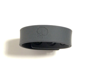 Boneyard Silicone Cock Strap 3-Snap Ring - Gray