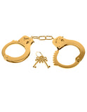 Fetish Fantasy Gold Metal Cuffs - Gold