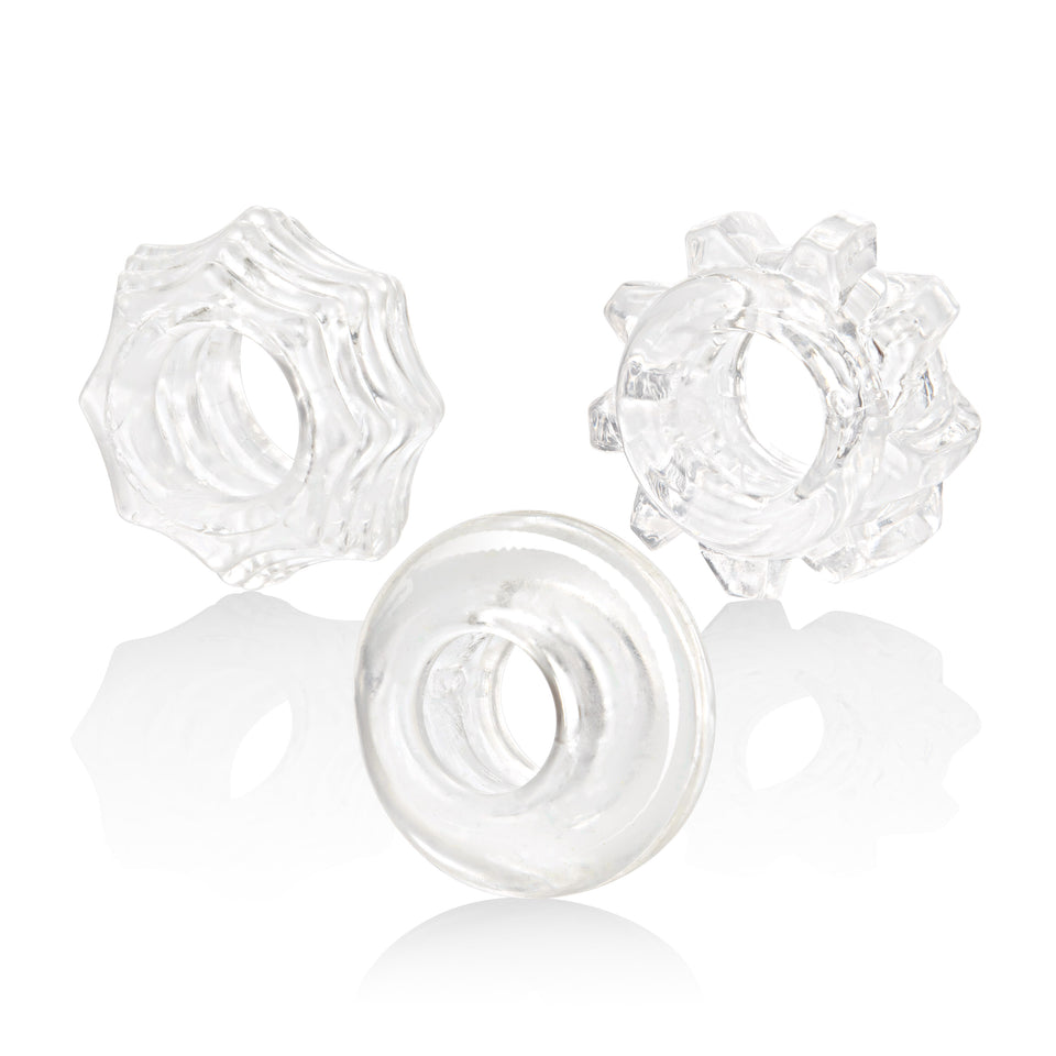 Reversible Ring Set - Clear