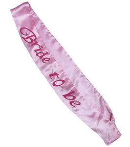 Bride-to-Be Flashing Sash - Pink