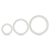 Performance - Vs4 Pure Premium Silicone Cockring Set - White