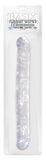 Basix Rubber Works 12 Inch Double Dong - Clear