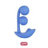 Melody Wearable Dual Vibrator - Blue