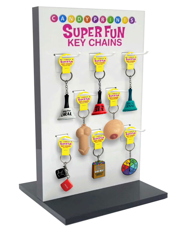 Retail Display Spinner -Super Fun Penis Keychains and Romance Games