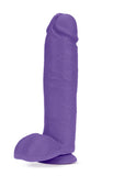 Au Naturel - Bold - Huge - 10 Inch Dildo - Purple
