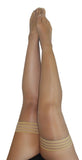 Jenny - Champagne Thigh High - Size D - Nude