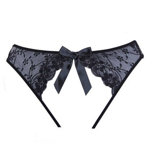 Adore Sheer Teaz Panty - One Size - Black