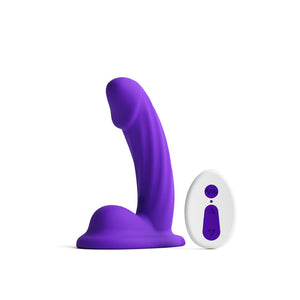 Colours Curve Vibrating 5 Dildo - Purple