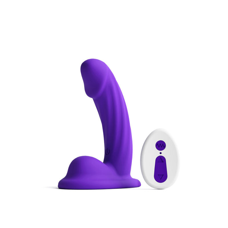 Colours Curve Vibrating 5 Dildo - Purple