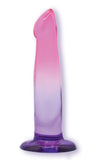 Shades, 6.25 G-Spot Jelly Tpr Gradient Dong - Pink and Purple
