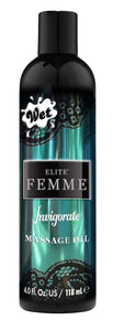 Inttimo by Wet Massage Oil - Invigorate- 4 Fl. Oz. / 120ml