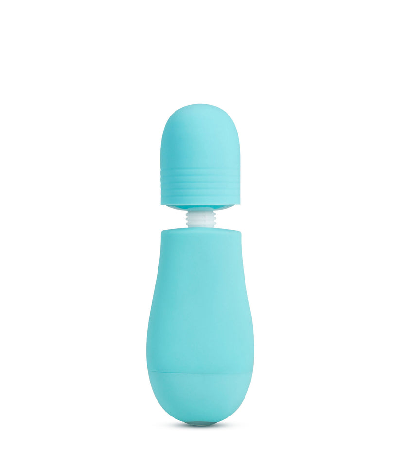 Rose - Petite Massage Wand - Blue