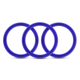 Performance - Vs1 Pure Premium Silicone Cockrings - Medium - Indigo