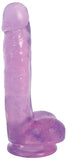 Lollicock 7 Inch Slim Stick With Balls - Grape Ice