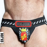 Pjock 3d Rubber Patch Pouch Black/red Xl