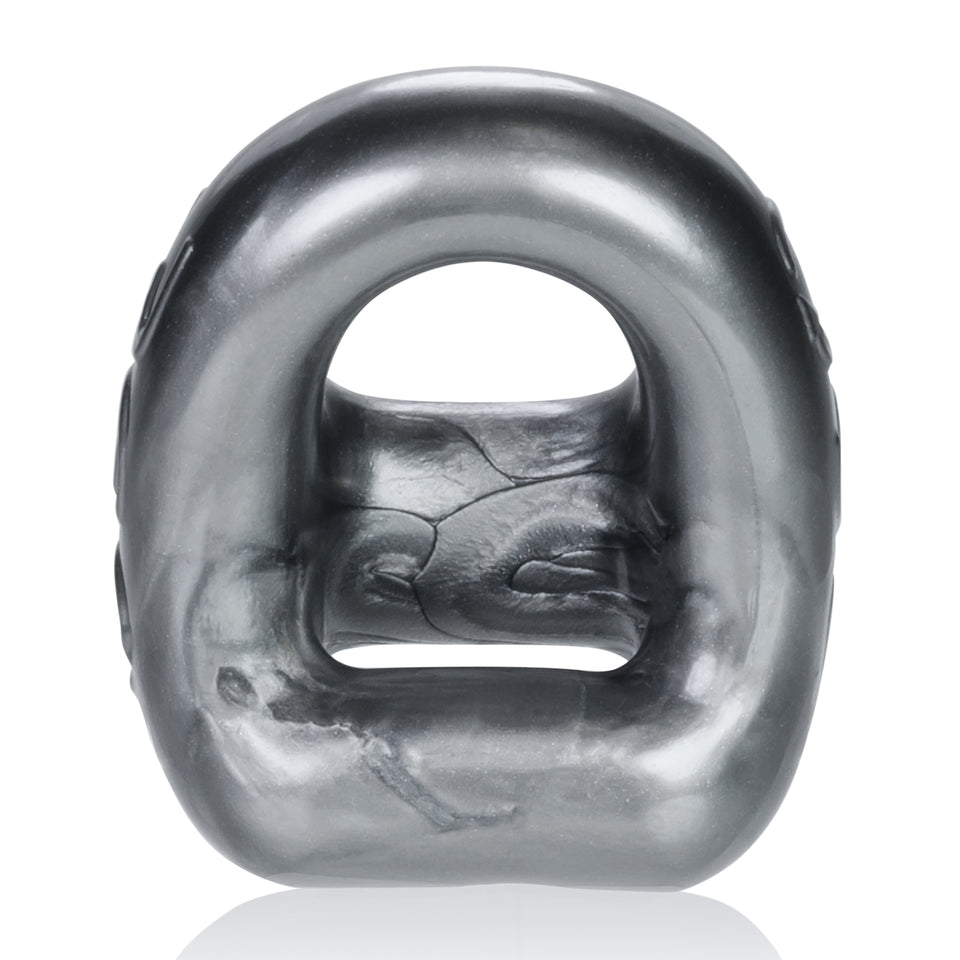 360 2- Way Cockring and Ballsling - Steel