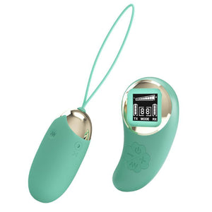 Mina Vibrating Remote Control Egg - Turquoise