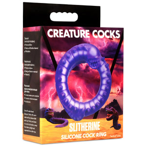 Slitherine Silicone Cock Ring - Purple