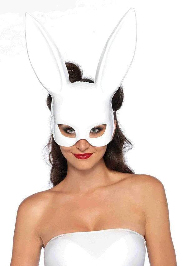Masquerade Rabbit Mask - Os - White