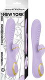 Vibes of New York Ribbed Suction Massager - Lavender