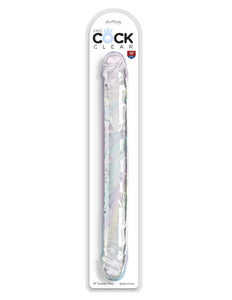 18 Inch Double Dildo - Clear