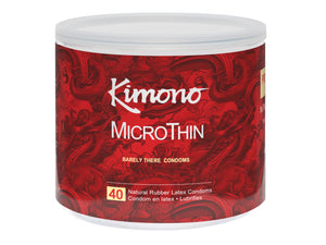 Kimono Bowl Microthin 40 Count Condoms