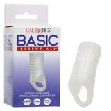 Basic Essentials Liquid Silicone Stimulation Enhancer - Clear