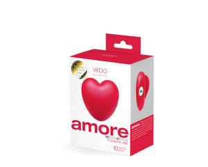Amore Rechargeable Pleasure Vibe - Red