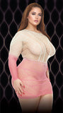 Pink Dusk Long Sleeve Mini Dress - Q