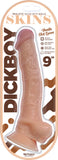Dick Boy Skins 9 Suction Cup Dildo - Vanilla