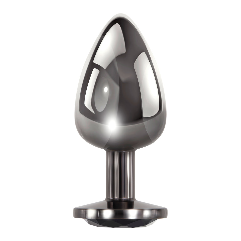 Black Gem Anal Plug - Large