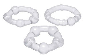 Performance Penis Ring Set of 3 - Clear