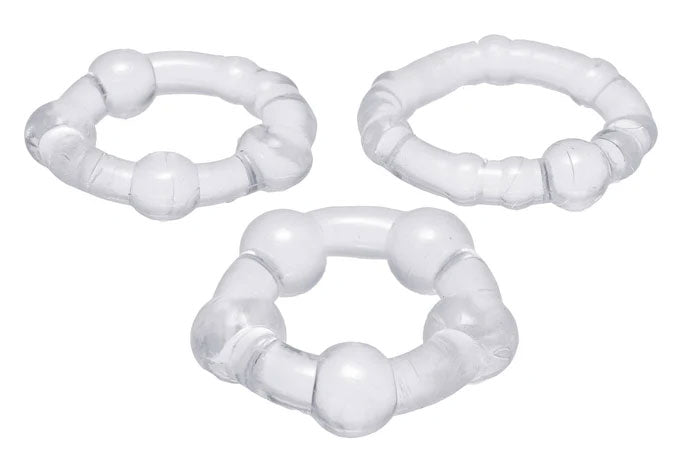Performance Penis Ring Set of 3 - Clear