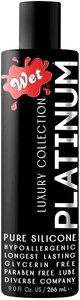 Wet Platinum Luxury Silicone Lubricant - 9 Fl. Oz.