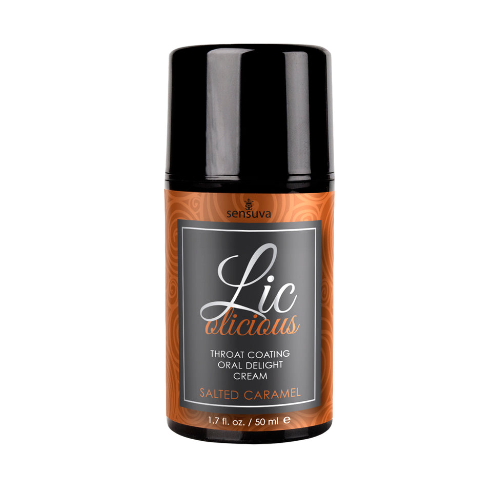 Lic-O-Licious Oral Delight Cream - Salted Caramel  - 1 Fl. Oz.