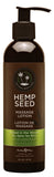 Hemp Seed Massage Lotion - Naked in the Woods - 8 Fl. Oz./ 237ml