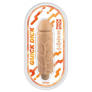 Thick Stick Quick Dick - Vibrating Flex Dildo - 5 Inch