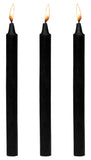 Fetish Drip Candles 3pk - Black