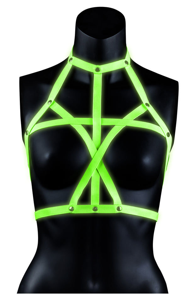 Bra Harness - Small/medium -Glow in the Dark