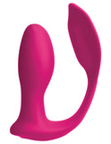 Threesome Double Ecstacy Silicone Vibrator - Pink
